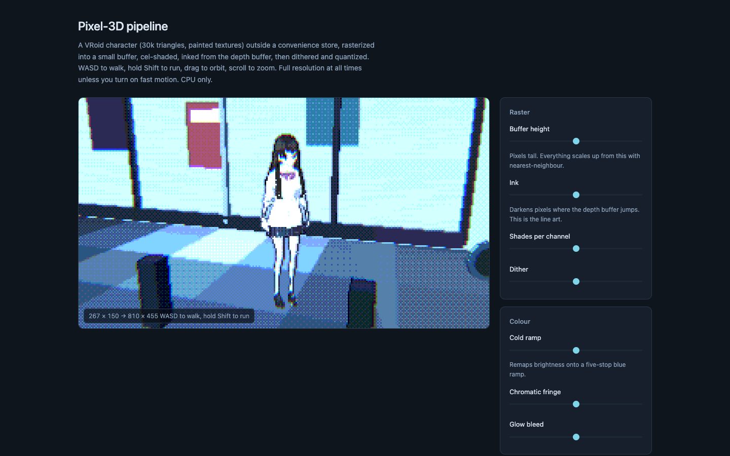 9:51 AM: the browser prototype’s CPU renderer.