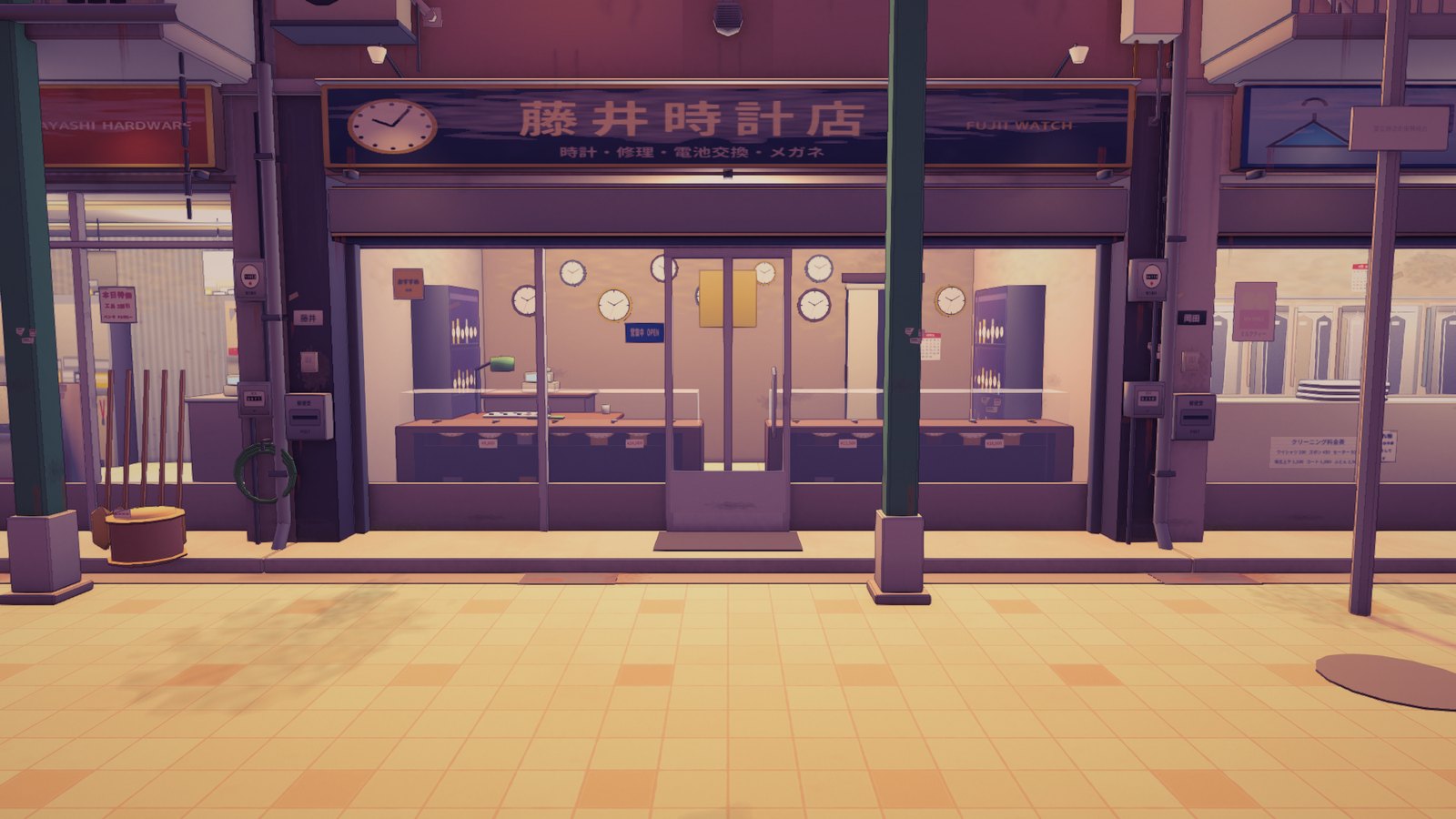The watchmaker at golden hour.