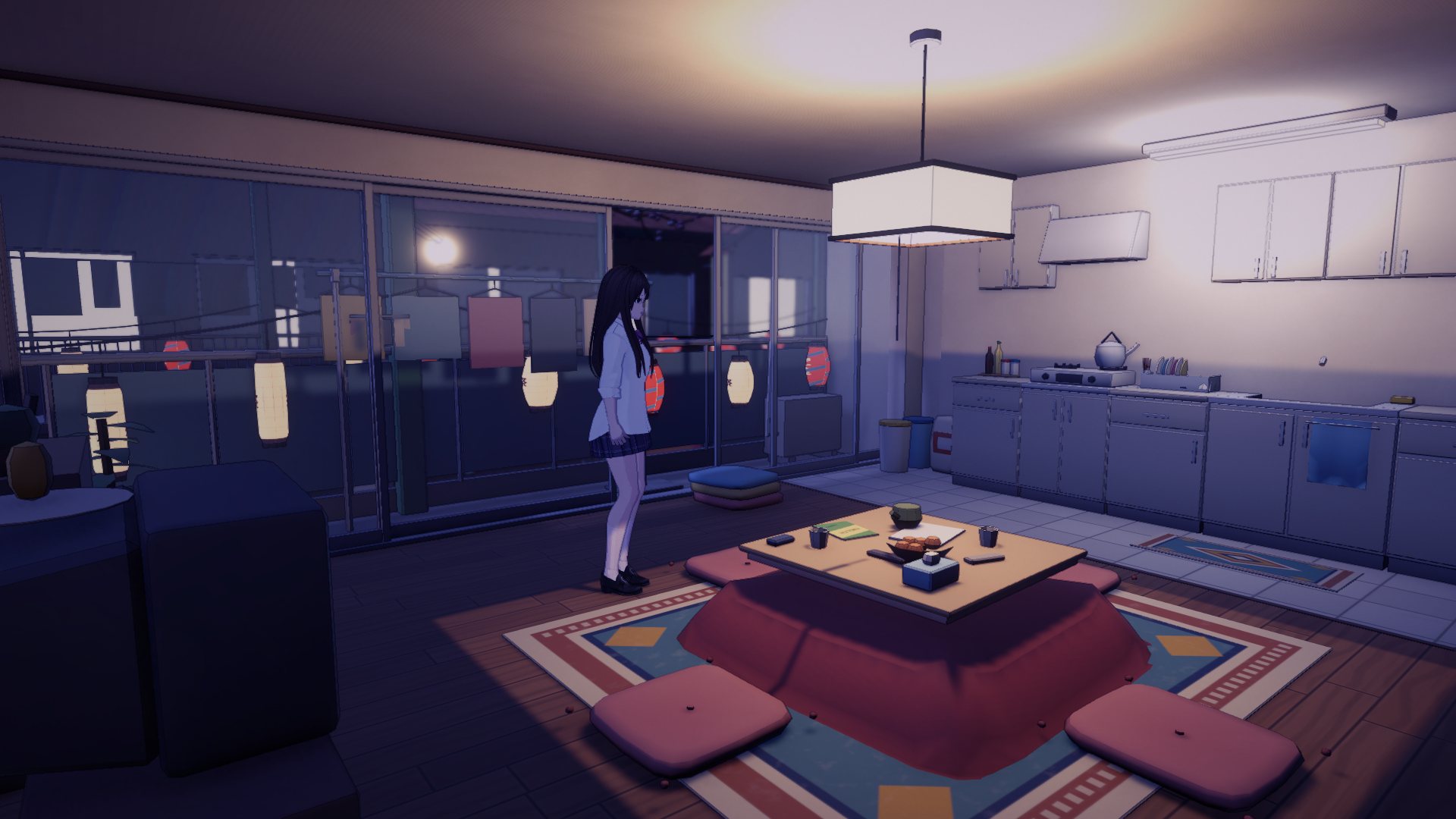 Night · living room